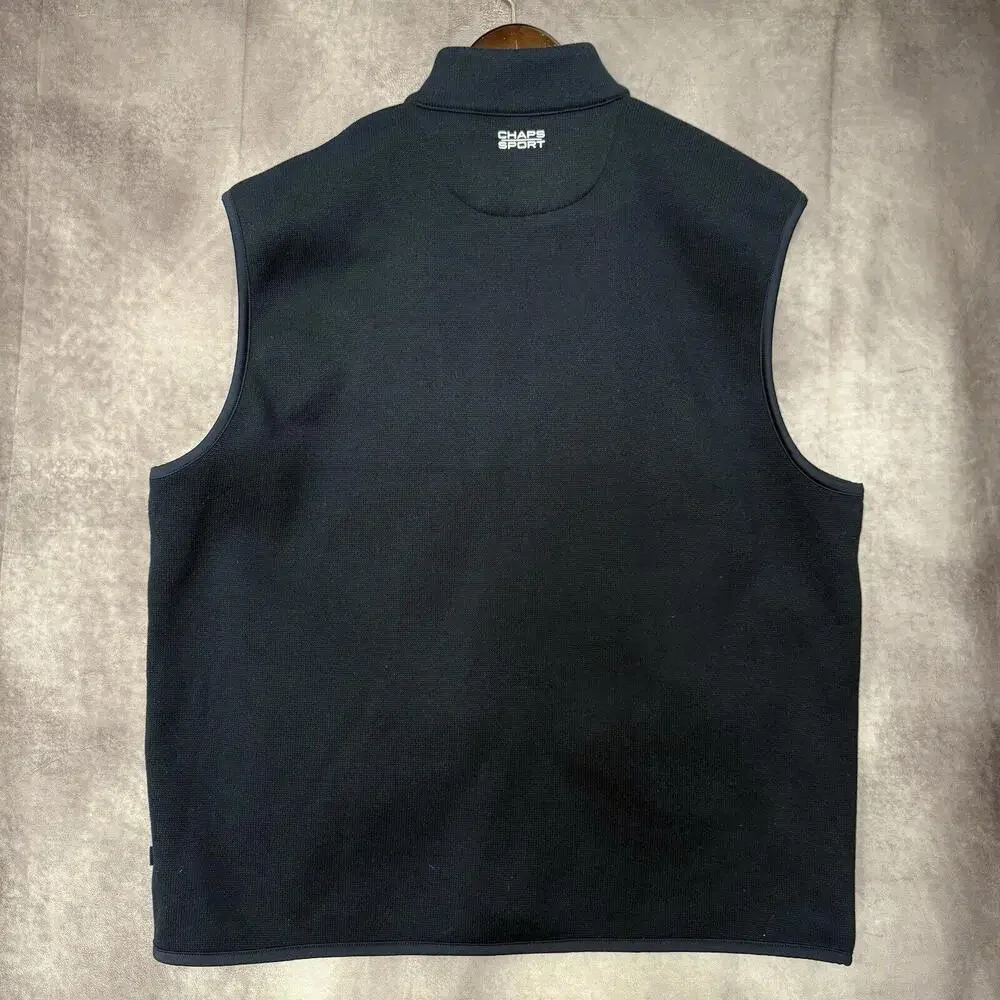 Vintage Chaps Ralph Lauren Sport Mens 2XL Full-Zip‎ Sport Vest Jacket Navy Blue